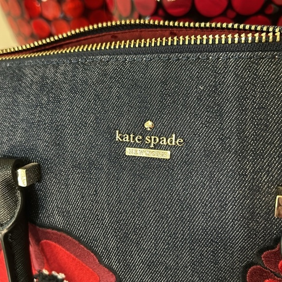 Kate Spade New York Denim Floral Bag - Picture 2 of 16